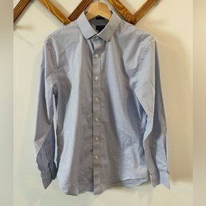 J. Crew - Flex Wrinkle-Free Slim Shirt - Spread Collar - Medium 15/15.5